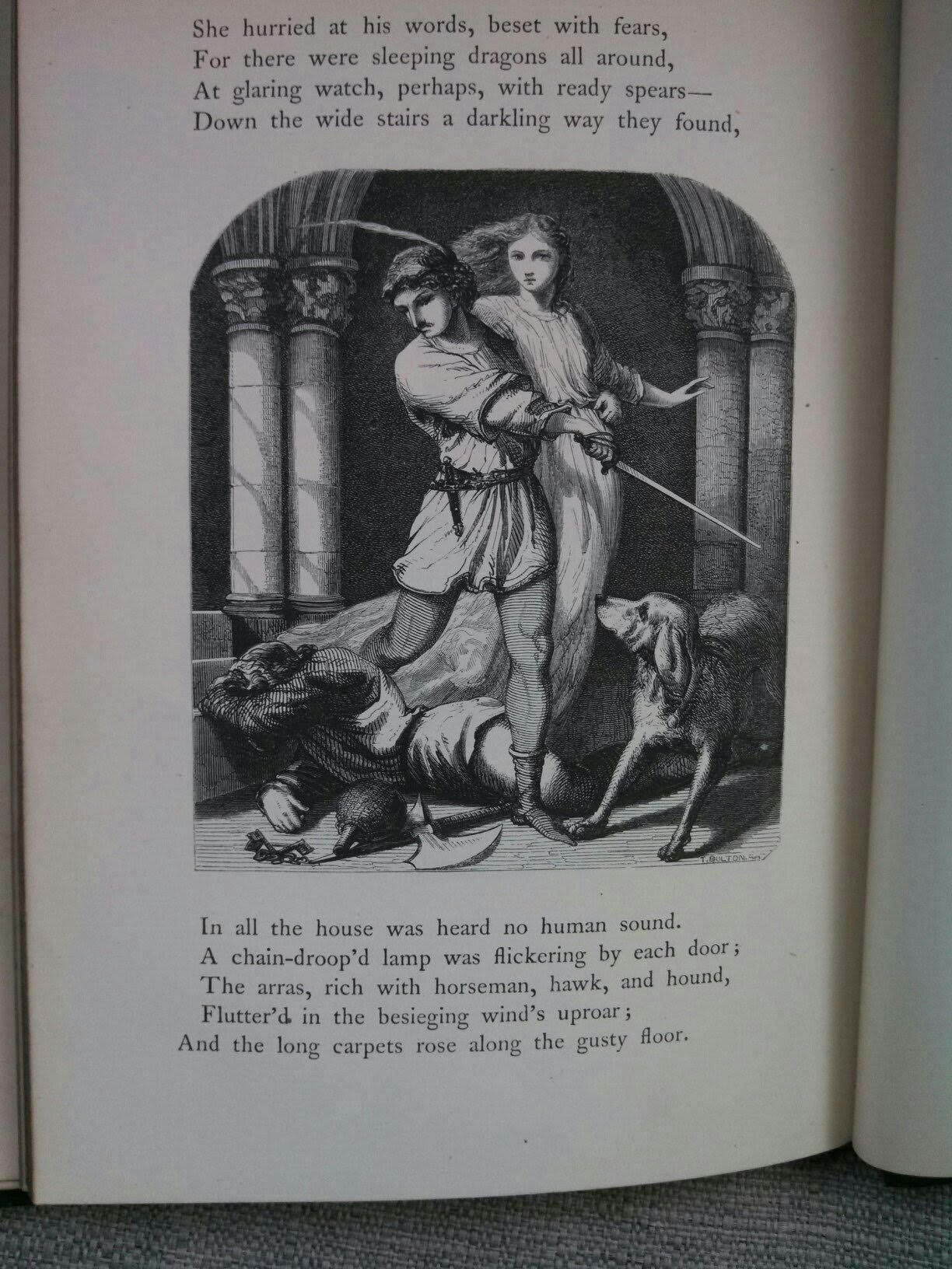 The Eve of St. Agnes 1857 John Keats InstAppraisal